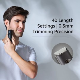 Mi Beard Trimmer 2 Trimmer 90 min Runtime 40 Length Settings  (Black)